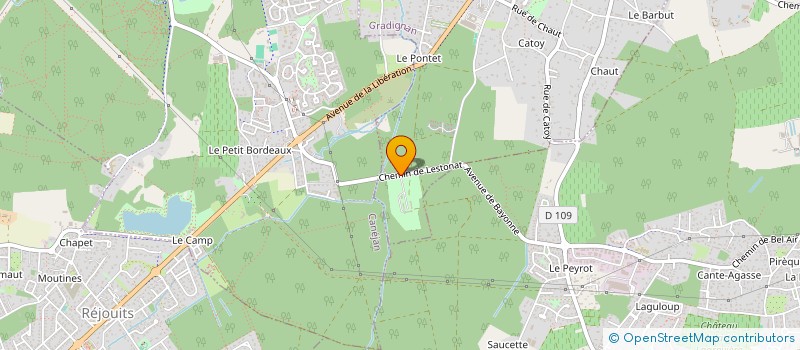 localisation de l'entreprise MADAME ANAPAULA PINA RAMIREZ  GRADIGNAN