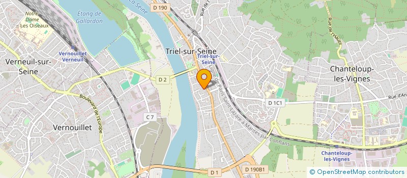 localisation de l'entreprise MADAME ANASS BENTOUHAMI  TRIEL-SUR-SEINE