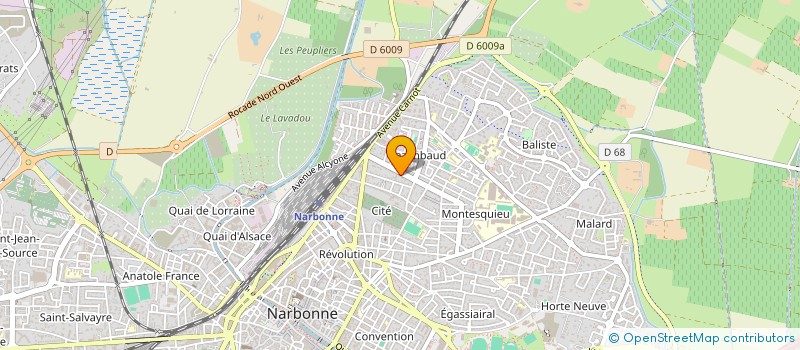 localisation de l'entreprise MADAME ANASTASIA ASIN à NARBONNE