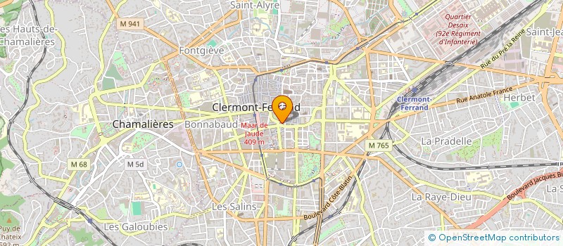 localisation de l'entreprise MADAME ANASTASIA BARADUC  CLERMONT-FERRAND