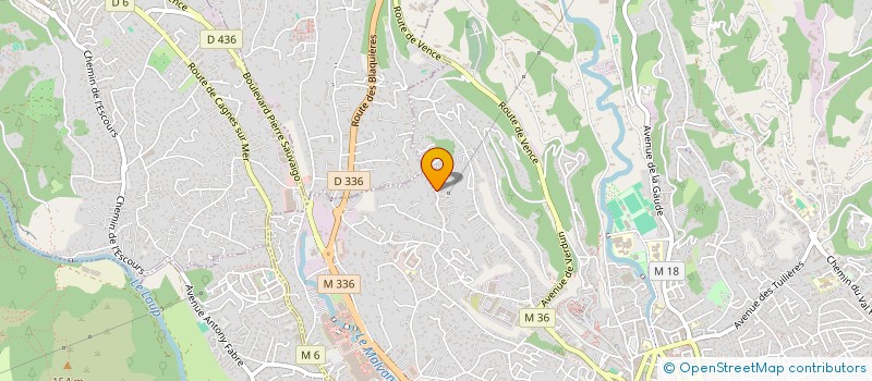 localisation de l'entreprise MADAME ANASTASIA BATES à CAGNES-SUR-MER