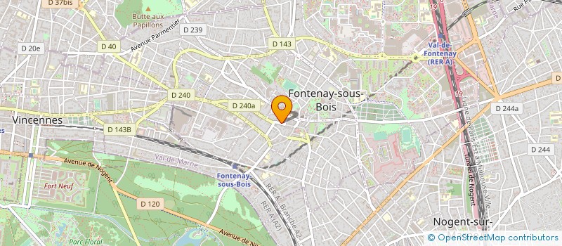 localisation de l'entreprise MADAME ANASTASIA BOUTON  FONTENAY-SOUS-BOIS