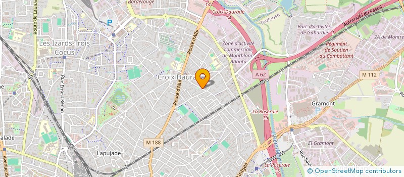 localisation de l'entreprise MADAME ANASTASIA CAZEAUD à TOULOUSE