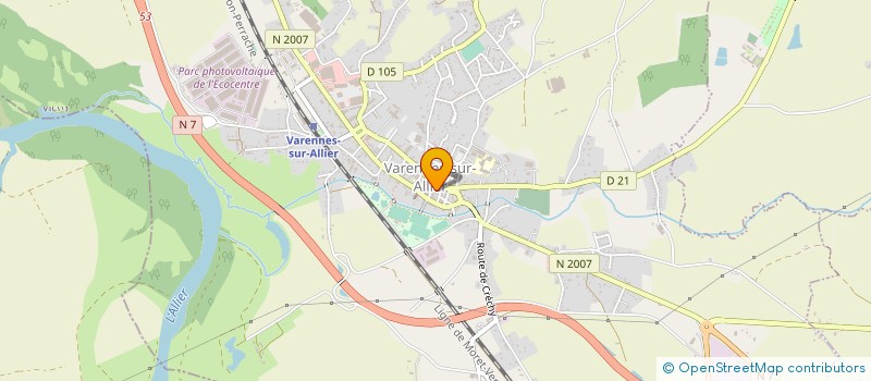 localisation de l'entreprise MADAME ANASTASIA CHARDONNET  VARENNES-SUR-ALLIER