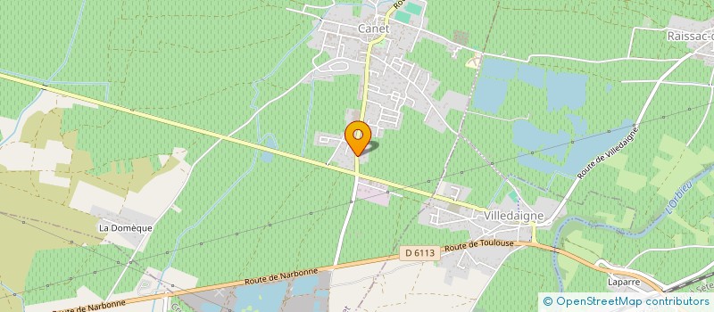 localisation de l'entreprise MADAME ANASTASIA DERVIN  CANET