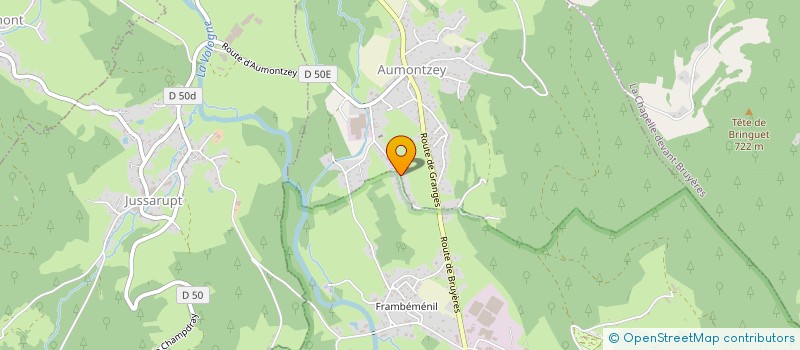 localisation de l'entreprise MADAME ANASTASIA FERRY  GRANGES-AUMONTZEY