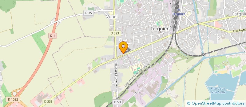 localisation de l'entreprise MADAME ANASTASIA FOULON à TERGNIER