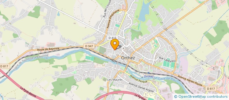 localisation de l'entreprise MADAME ANASTASIA GARNAUD  ORTHEZ