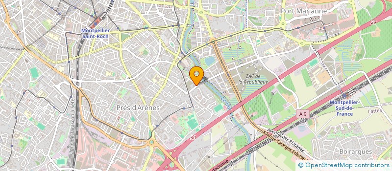 localisation de l'entreprise MADAME ANASTASIA GOLDENBERG à MONTPELLIER