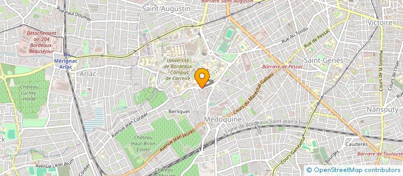 localisation de l'entreprise MADAME ANASTASIA GROMYKHOV  BORDEAUX