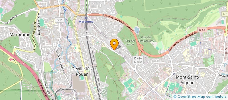 localisation de l'entreprise MADAME ANASTASIA KOLGANOVA  DEVILLE-LES-ROUEN