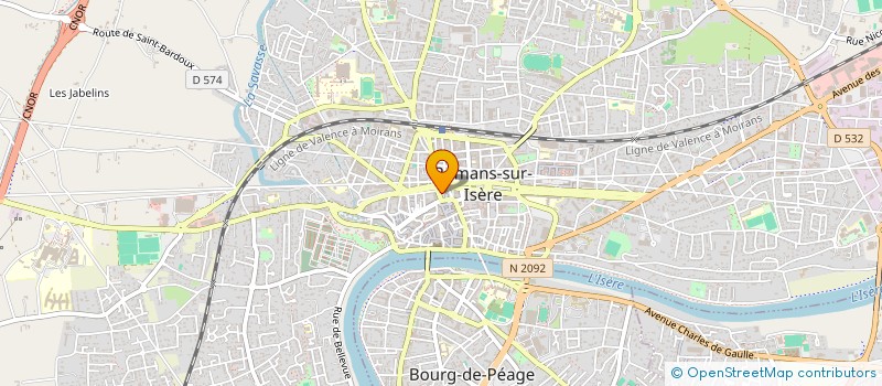 localisation de l'entreprise MADAME ANASTASIA MENGUAL  ROMANS-SUR-ISERE
