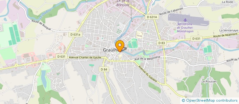 localisation de l'entreprise MADAME ANASTASIA MICOULAS  GRAULHET