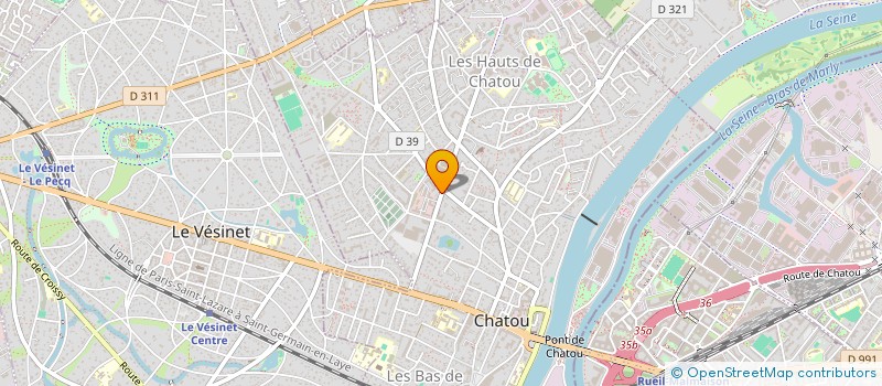 localisation de l'entreprise MADAME ANASTASIA OZOLINE à CHATOU