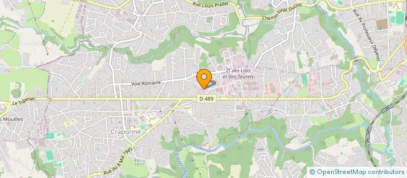 localisation de l'entreprise MADAME ANASTASIA PITTIE  CRAPONNE