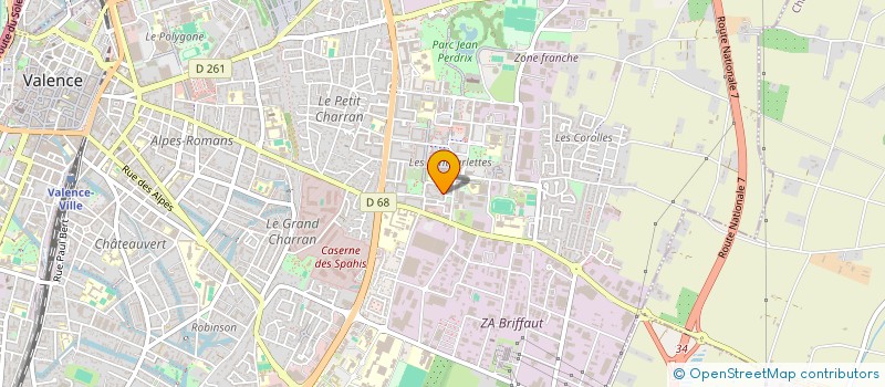 localisation de l'entreprise MADAME ANASTASIA PLAZA PEREZ  VALENCE