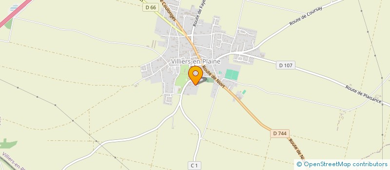 localisation de l'entreprise MADAME ANASTASIA PRUNIER  VILLIERS-EN-PLAINE