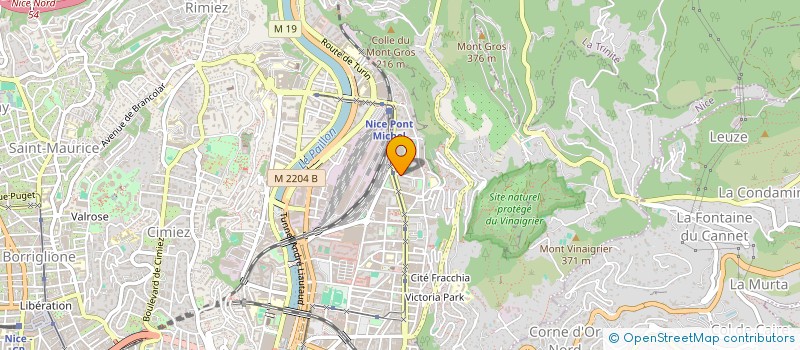 localisation de l'entreprise MADAME ANASTASIA ROCHAS à NICE