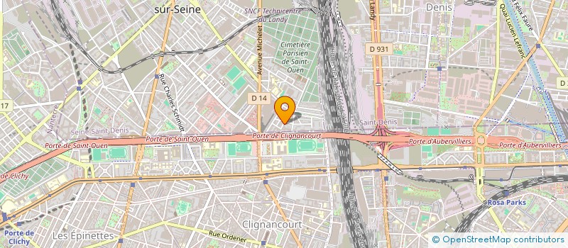 localisation de l'entreprise MADAME ANASTASIA RODRIGUEZ à SAINT-OUEN-SUR-SEINE