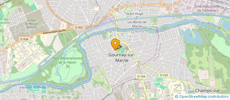 localisation de l'entreprise MADAME ANASTASIA ROMANCHENKO à GOURNAY-SUR-MARNE