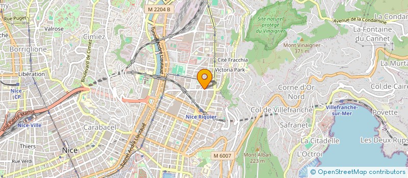 localisation de l'entreprise MADAME ANASTASIA SOLOVYEVA à NICE