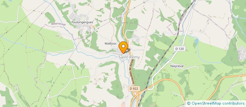 localisation de l'entreprise MADAME ANASTASIA THIERRY  SAINT-REMY