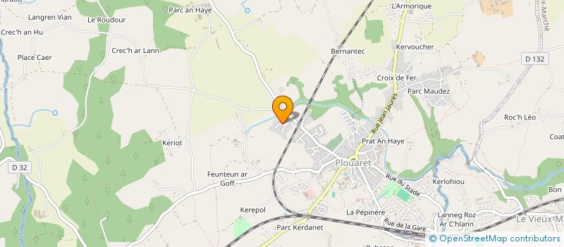 localisation de l'entreprise MADAME ANASTASIA TROUVAT  PLOUARET