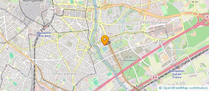 localisation de l'entreprise MADAME ANASTASIA VASINA à MONTPELLIER