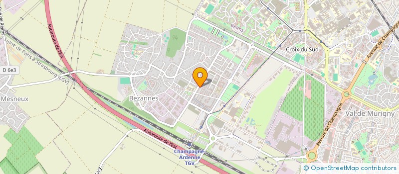 localisation de l'entreprise MADAME ANASTASIA VIALLARD  BEZANNES