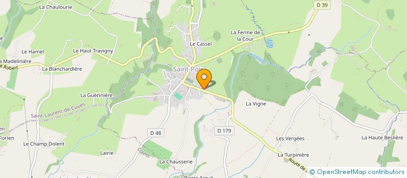 localisation de l'entreprise MADAME ANASTASIA VINCENT  SAINT-POIS