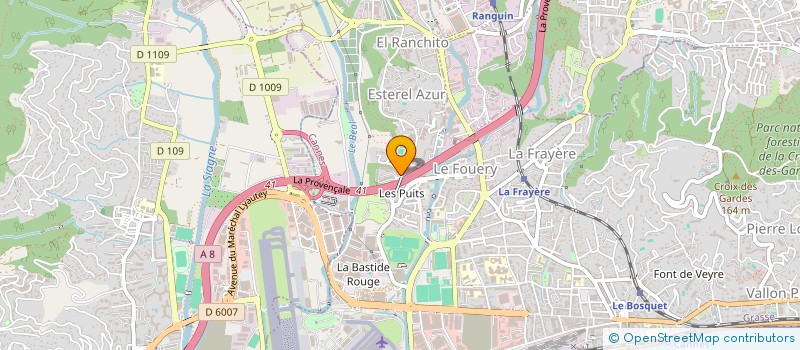 localisation de l'entreprise MADAME ANASTASIE NDOUGA MULLER  CANNES