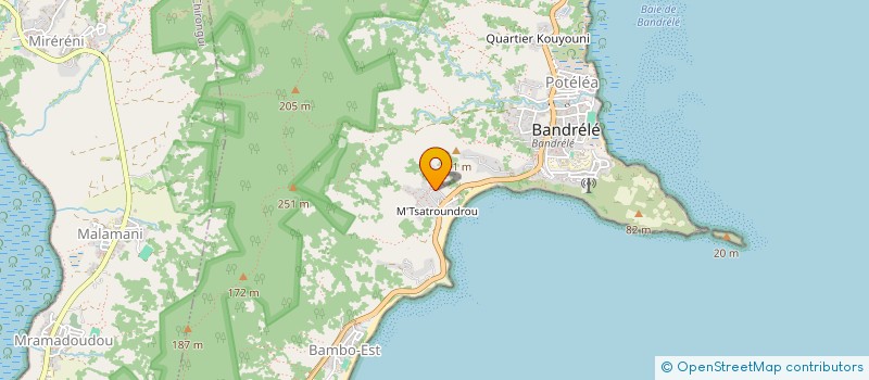 localisation de l'entreprise MADAME ANASTASIE RASOA  BANDRELE