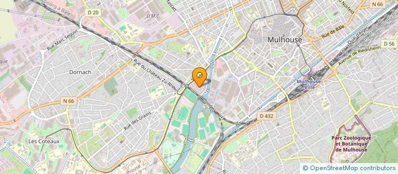 localisation de l'entreprise MADAME ANASTASIE VIROT  MULHOUSE