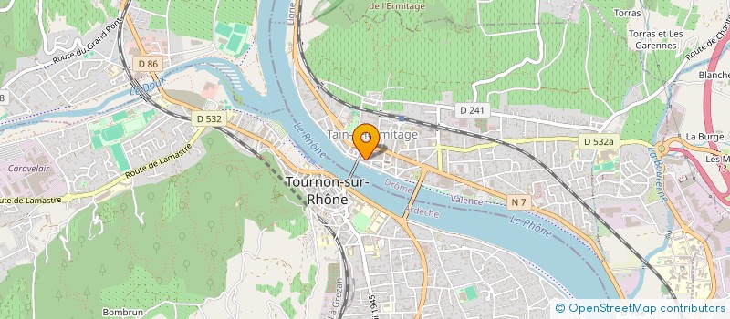 localisation de l'entreprise MADAME ANASTASIIA BILETSKA  TAIN-L'HERMITAGE