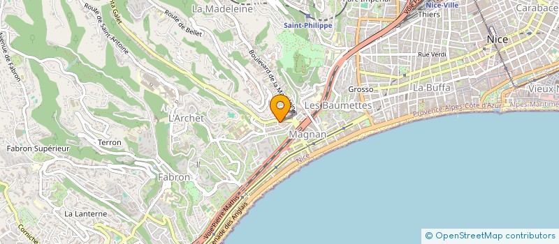 localisation de l'entreprise MADAME ANASTASIIA BONDARENKO à NICE