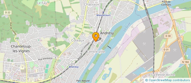 localisation de l'entreprise MADAME ANASTASIIA FEDORENKO  ANDRESY