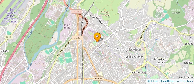 localisation de l'entreprise MADAME ANASTASIIA FEDOTOVA à ANNECY