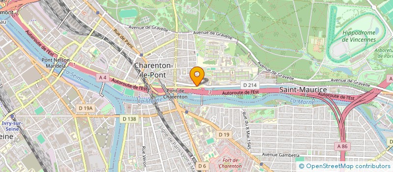 localisation de l'entreprise MADAME ANASTASIIA GONTARENKO  SAINT-MAURICE