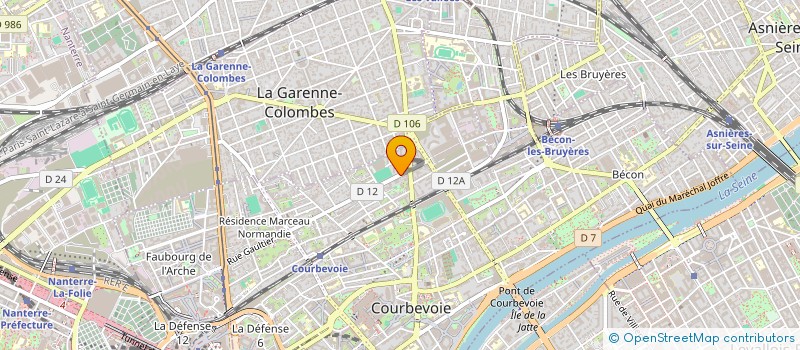 localisation de l'entreprise MADAME ANASTASIIA KHOMIAK à COURBEVOIE