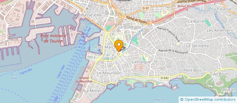 localisation de l'entreprise MADAME ANASTASIIA LAVRENTIEVA  TOULON