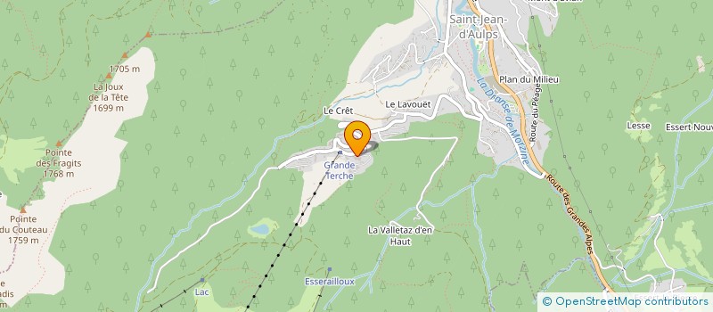 localisation de l'entreprise MADAME ANASTASIIA LAVRYNIUK  SAINT-JEAN-D'AULPS