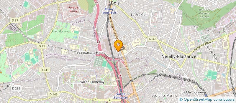 localisation de l'entreprise MADAME ANASTASIIA MANDAR à ROSNY-SOUS-BOIS