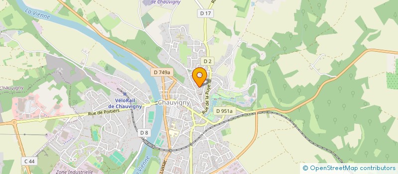 localisation de l'entreprise MADAME ANASTASIIA STARKO  CHAUVIGNY