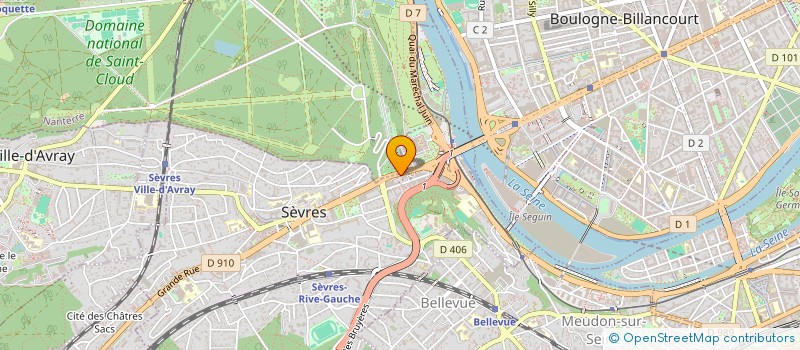 localisation de l'entreprise MADAME ANASTASIIA TYMOSHCHUK à SEVRES
