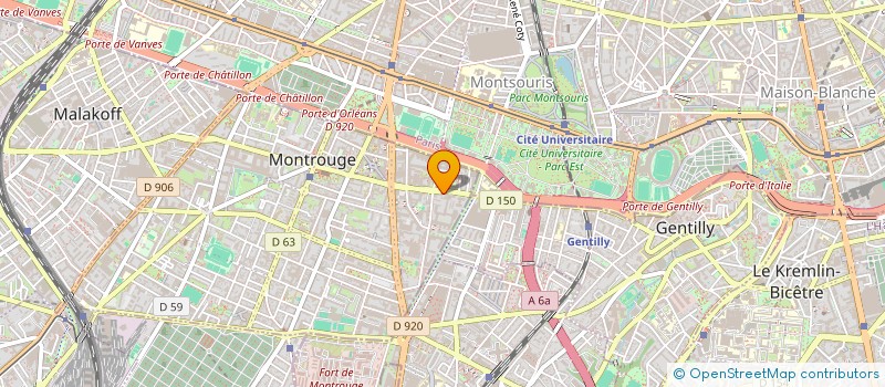 localisation de l'entreprise MADAME ANASTASIJA JAKUBOVITS  MONTROUGE