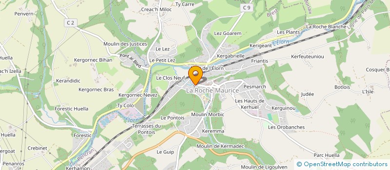 localisation de l'entreprise MADAME ANASTASIYA TARASHCHAN à LA ROCHE-MAURICE