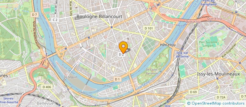 localisation de l'entreprise MADAME ANASTASSIA PRIME à BOULOGNE-BILLANCOURT