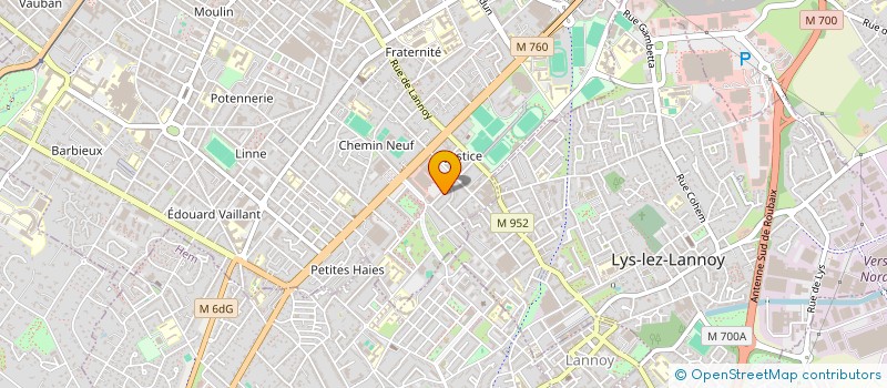 localisation de l'entreprise MADAME ANASTASSJA LAMRI  ROUBAIX