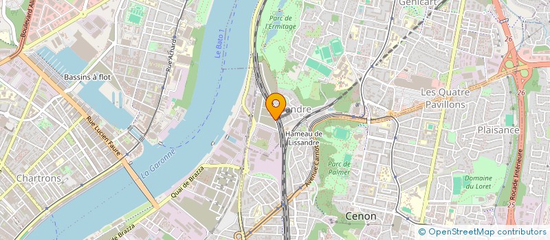 localisation de l'entreprise MADAME ANASTHASIA COQUILLAS  LORMONT