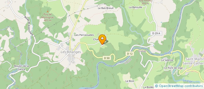 localisation de l'entreprise MADAME ANASTHASIA JULIEN  LES BILLANGES